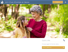 Tablet Screenshot of lifecarecenterofboise.com